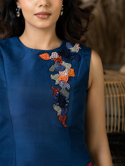 SAPPHIRE BLOOM DRESS