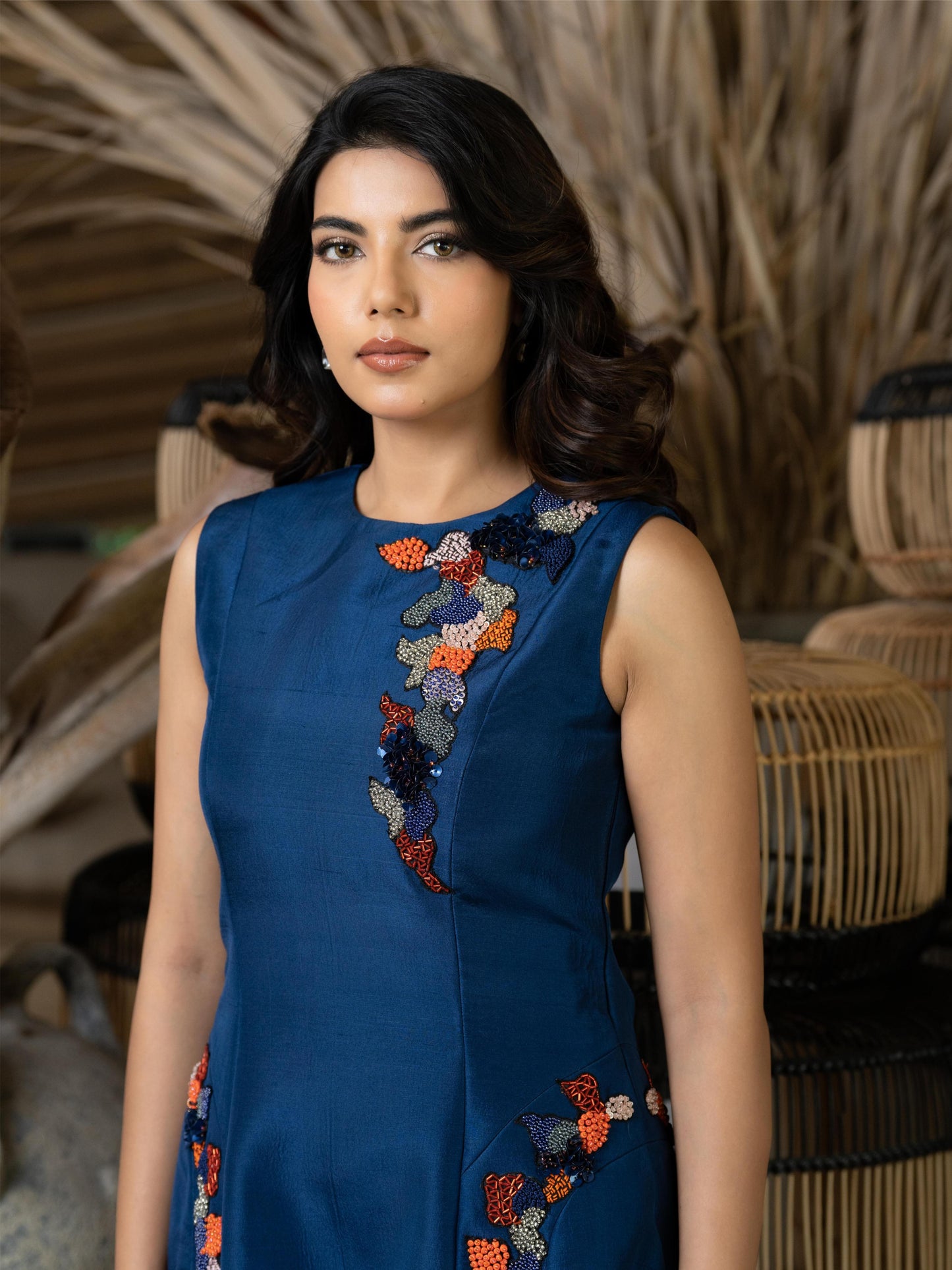 SAPPHIRE BLOOM DRESS