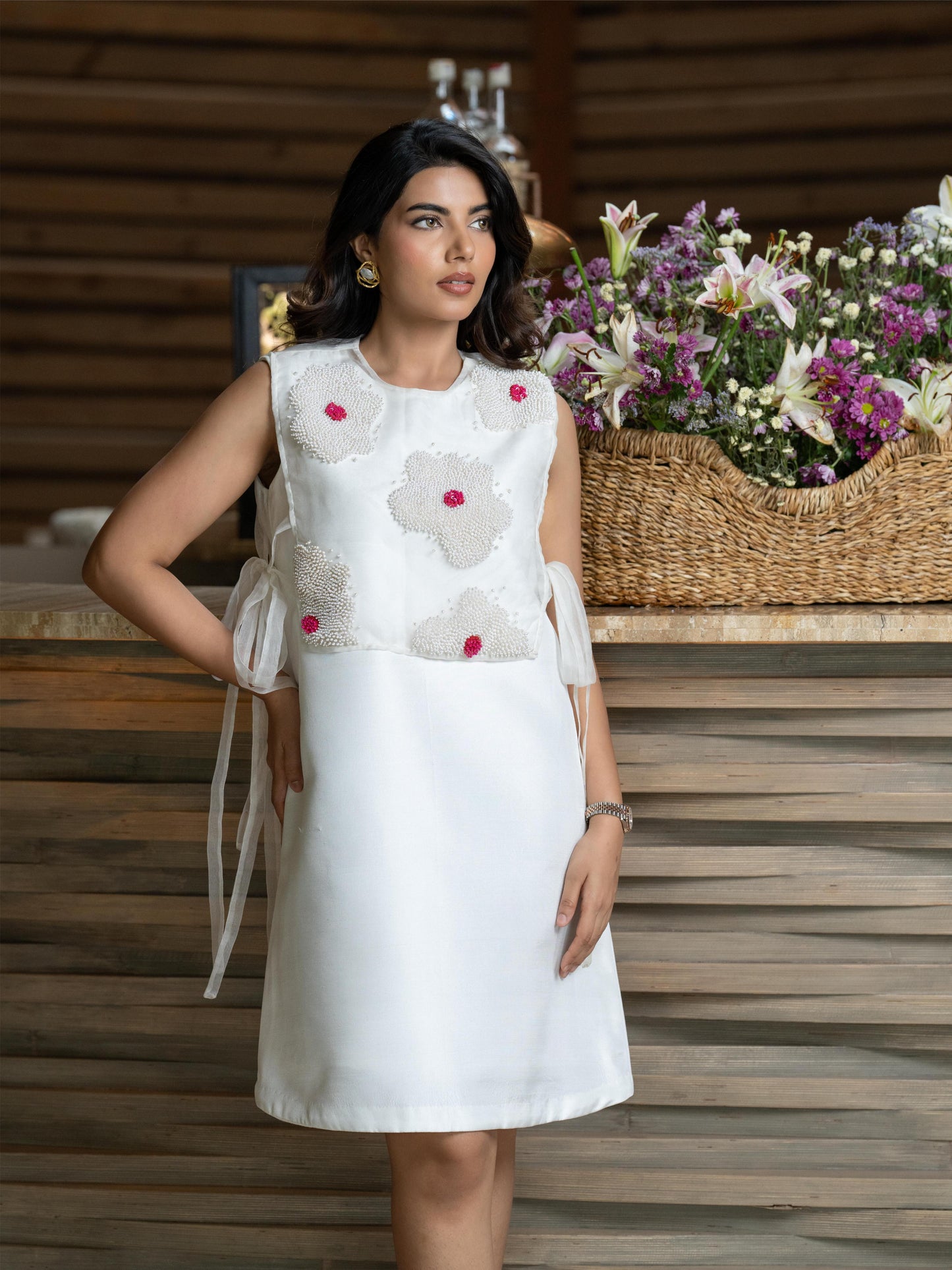 SNOW BLOSSOM DRESS